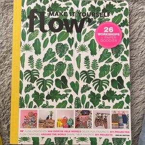 Flow Make It Yourself Magazine - Green Leaf Cover